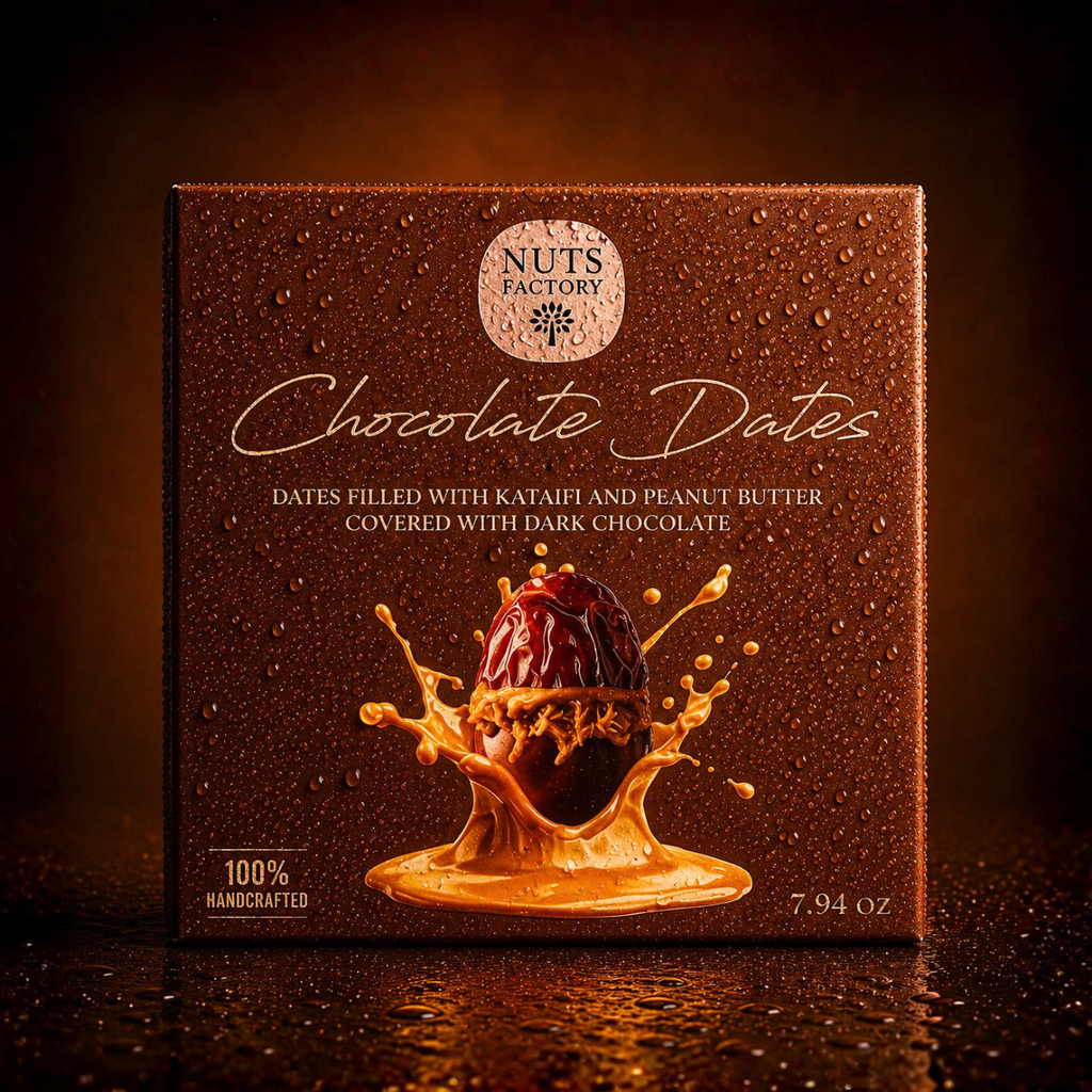 Chocolate Dates - Dark Chocolate Peanut Butter Dates