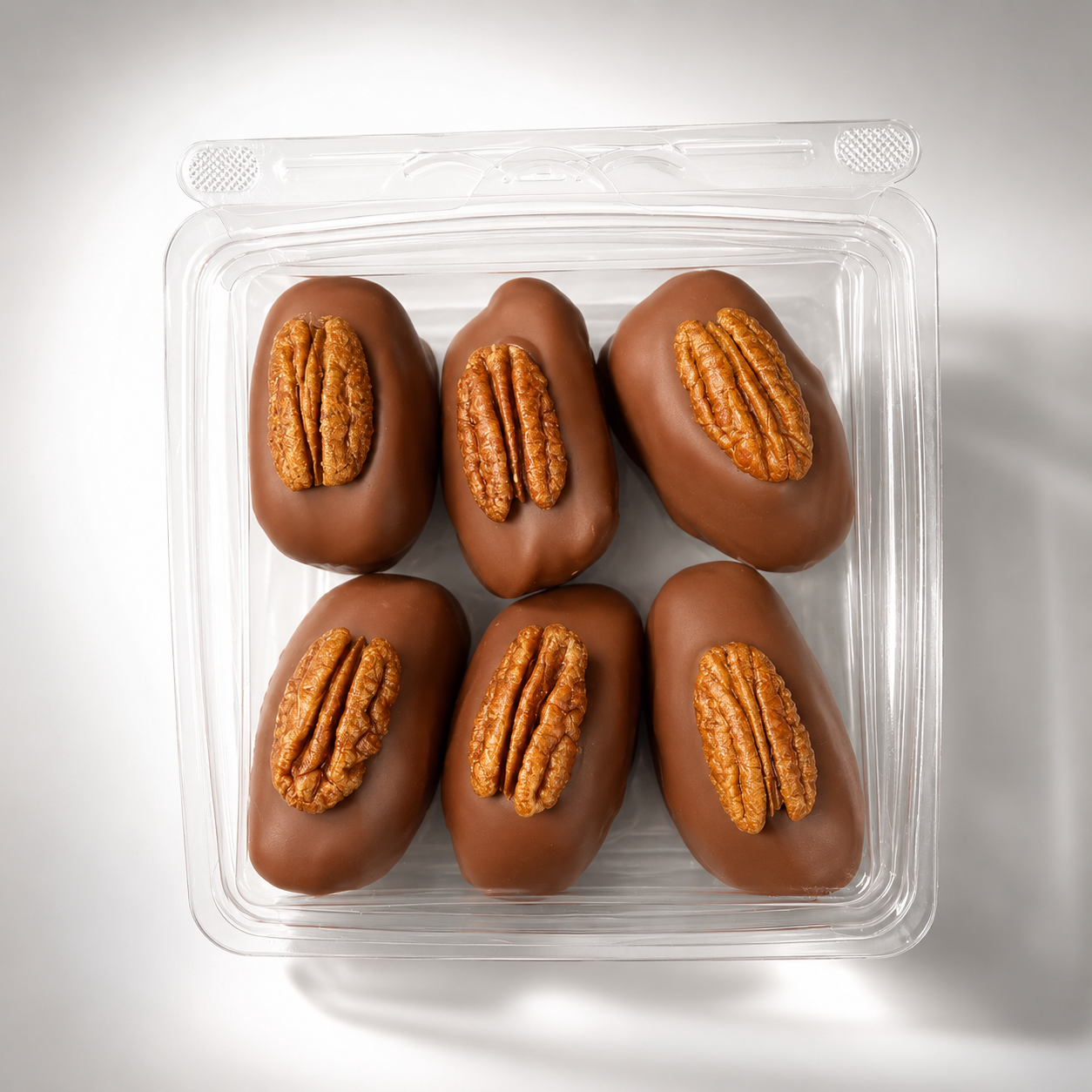 Milk Chocolate Dates - Almonds, Pecans & White Chocolate
