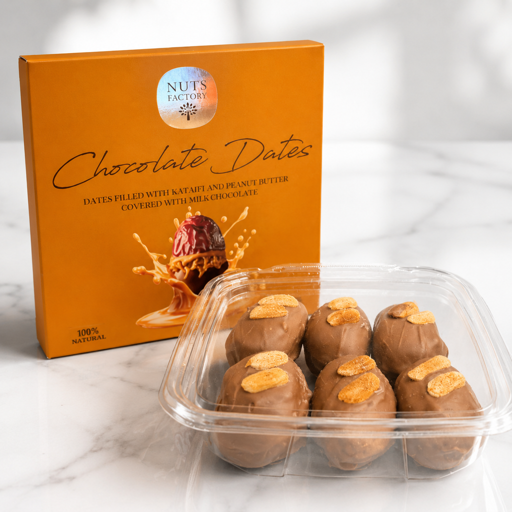 Chocolate Dates - Milk Chocolate Peanut Butter Dates
