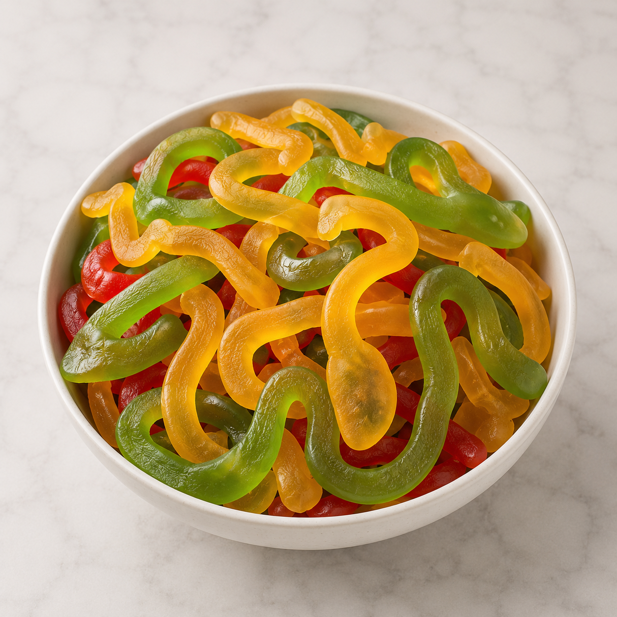 Colorful Giant Gummy Snakes