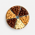 Gourmet Chocolate Covered Nuts Gift Tin Orange Edition