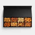 Luxury Roasted & Flavored Nuts Collection Box - 8 Selections Compact Size