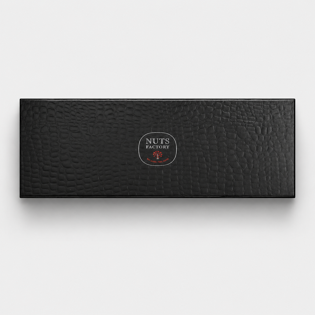 Luxury Roasted & Flavored Nuts Collection Box - 8 Selections Compact Size