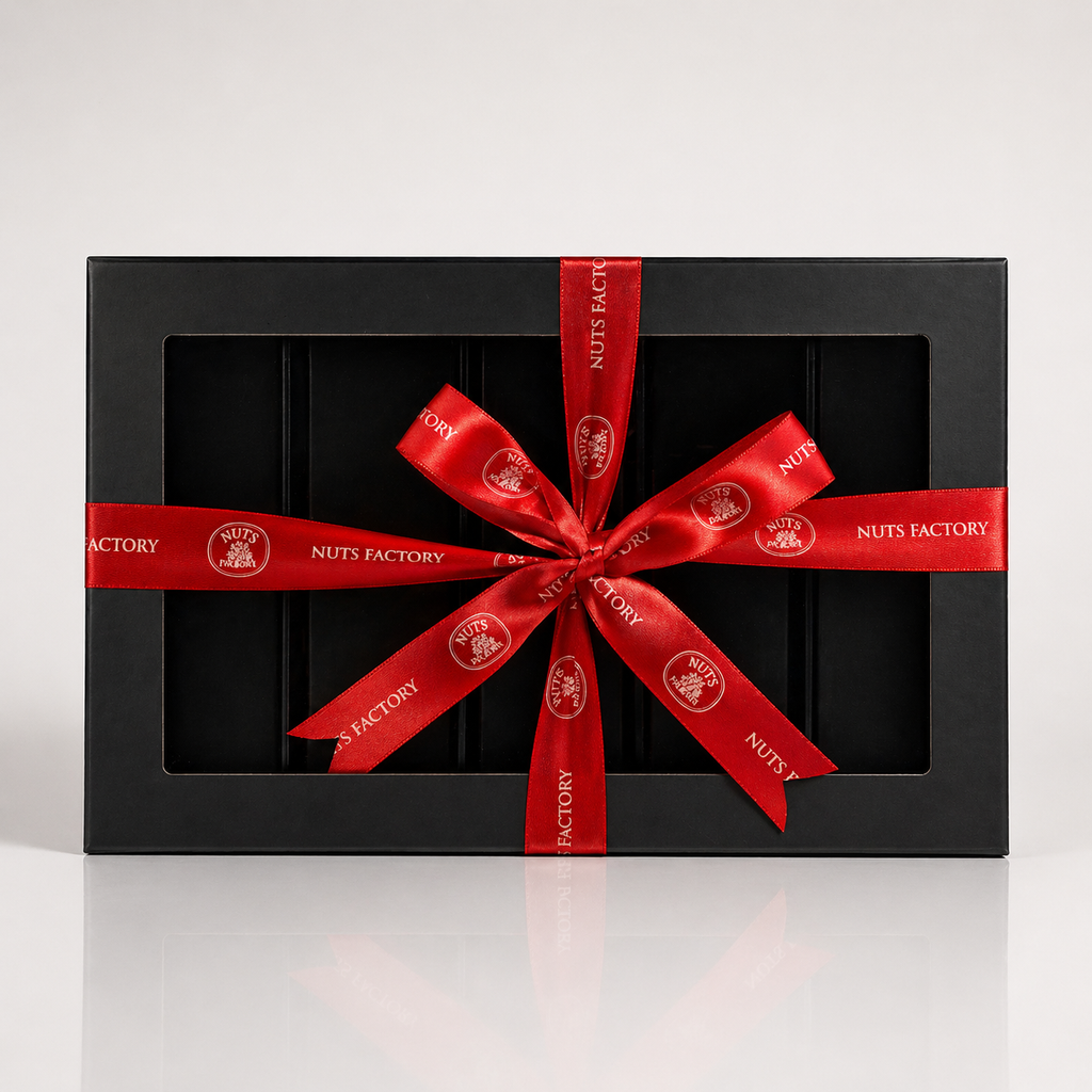 Premium Chocolate Covered Nuts Gift Box - 5 Assorted Flavors