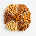 Premium Roasted & Flavored Nuts Gift Box - 7-Section Variety Platter