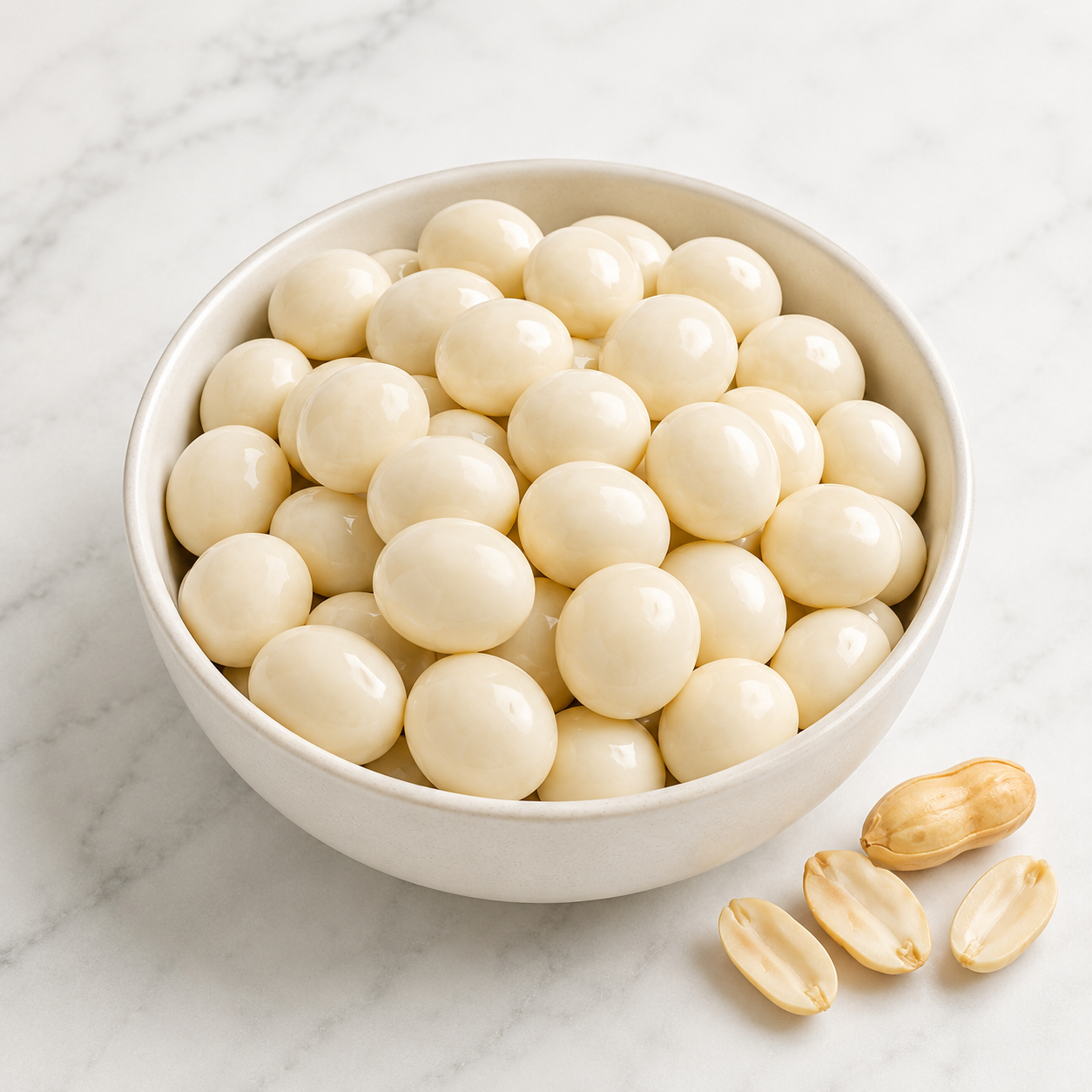 White Chocolate Covered Peanuts