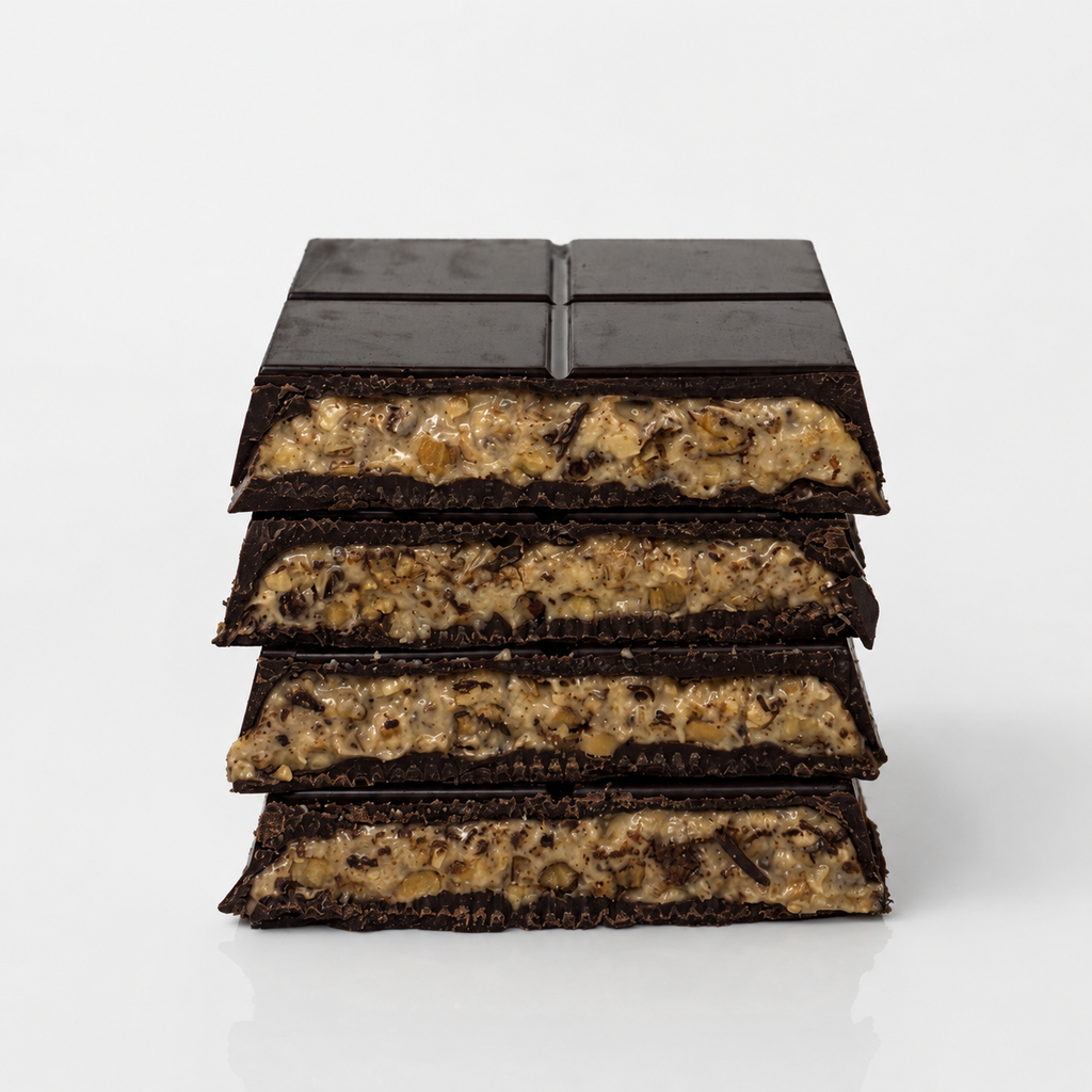 Dubai Dark Chocolate with Caramelized Pecans & Almonds