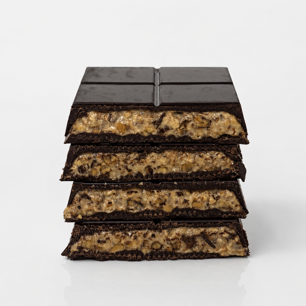 Dubai Dark Chocolate with Caramelized Pecans & Almonds